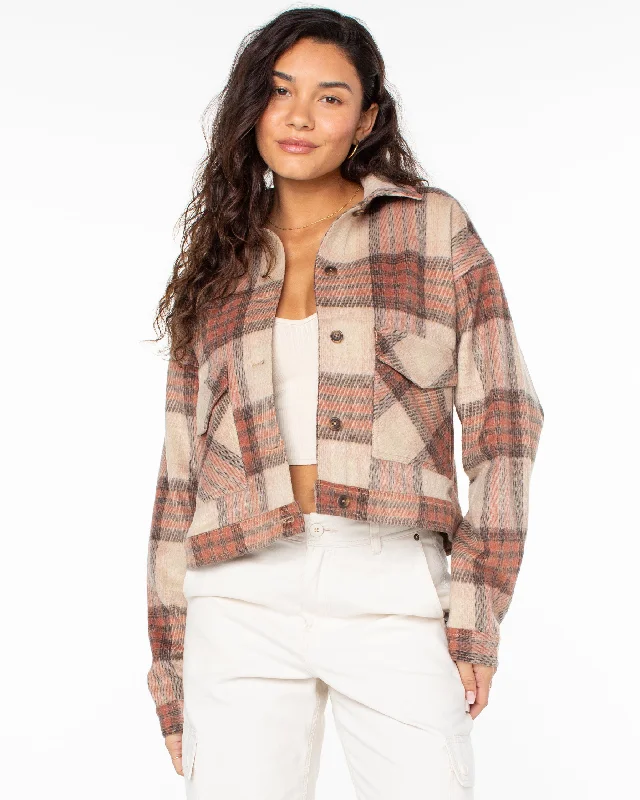 Township Plaid Jacket - Desert Flower Women's UV protection jackets