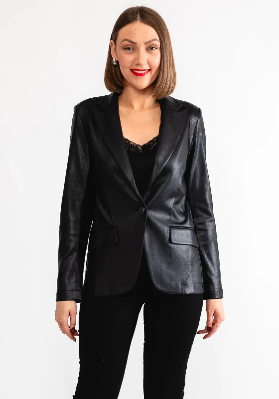 Eva Kayan Single Breasted Blazer, Black Women's best-selling jackets