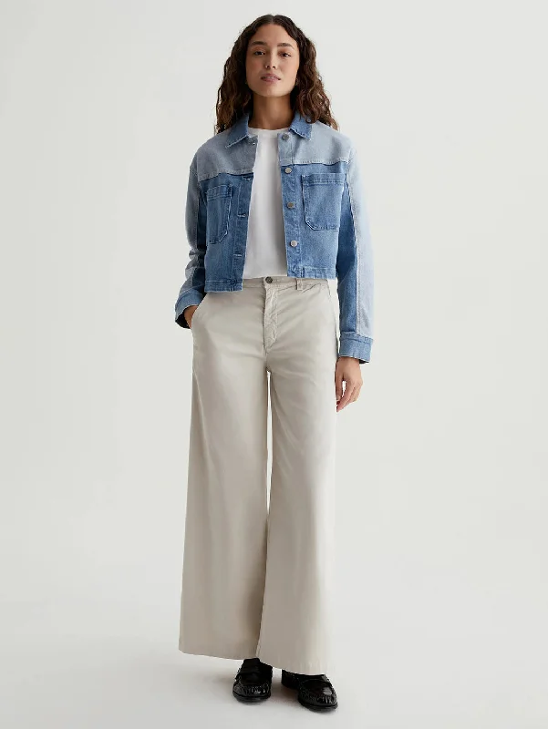 Caden Wide Leg Pant - Pumice