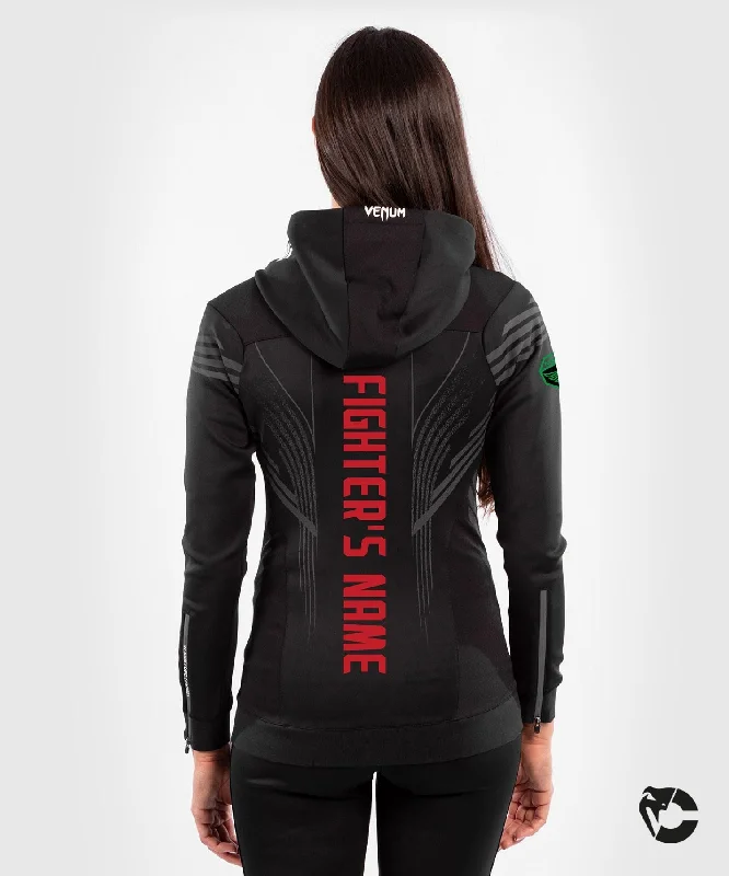 UFC Venum Fighters Authentic Fight Night Women's Walkout Hoodie - Black Women's budget jackets