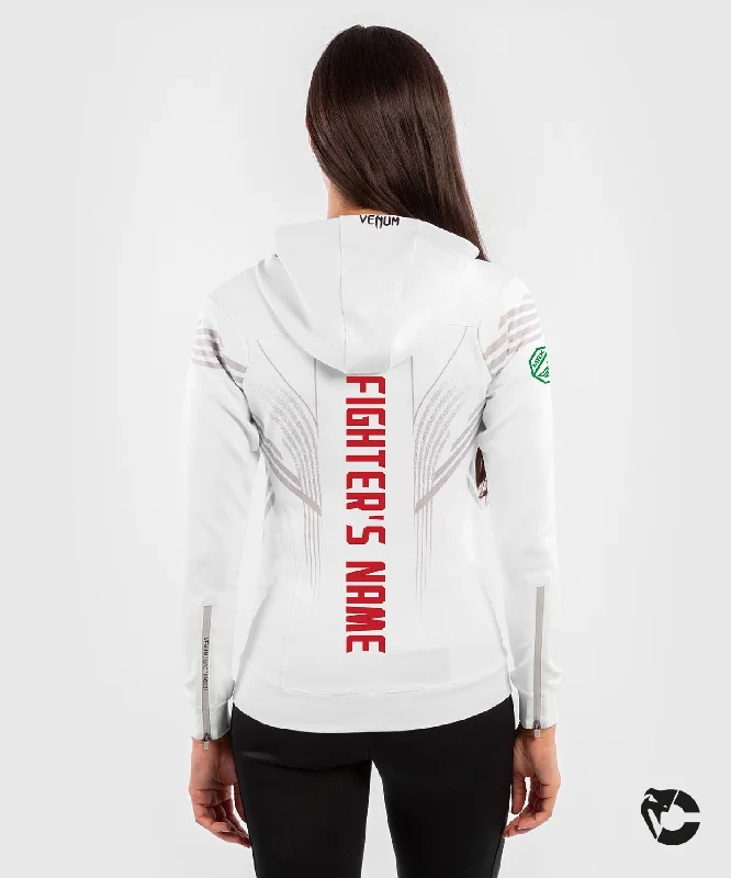 UFC Venum Fighters Authentic Fight Night Women's Walkout Hoodie - White Women's winter jackets