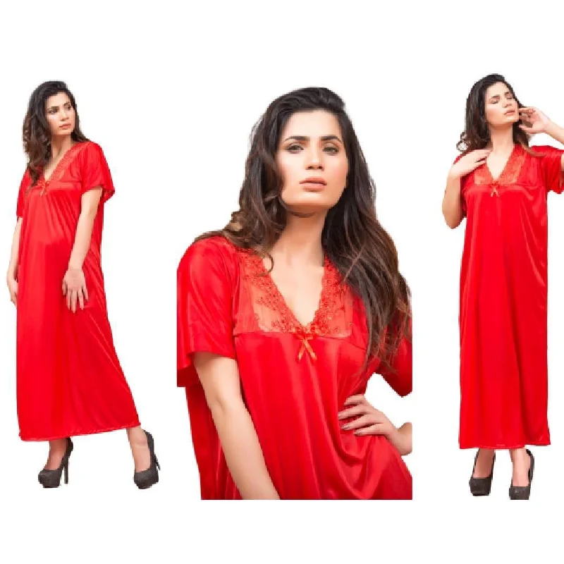 Maxi Nighty Women Nightwear Nighty Gown Sexy Nighty for Women Long Red Nightwear Baby pajama sets