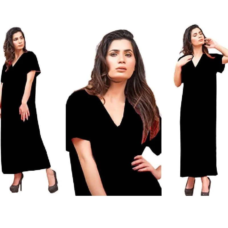 Women Nightwear Sexy Nighty for Women Long Black Nightwear Nighty Dress Hot Petite pajama sets