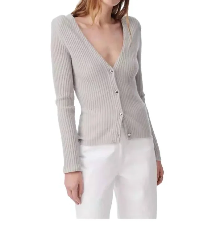 Devora Cardigan In Grey Zara sweaters