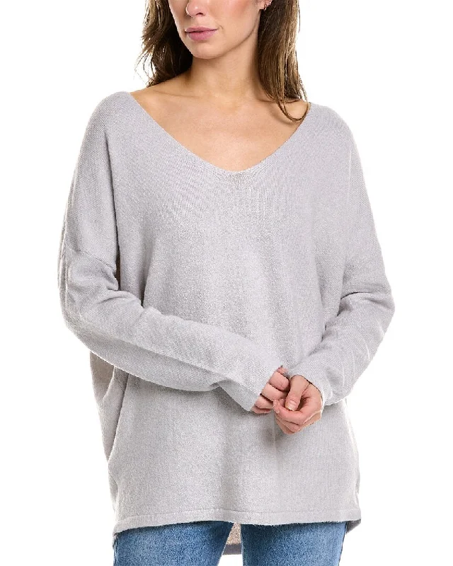 Joan Vass Dropped-Shoulder Sweater Knitted sweaters