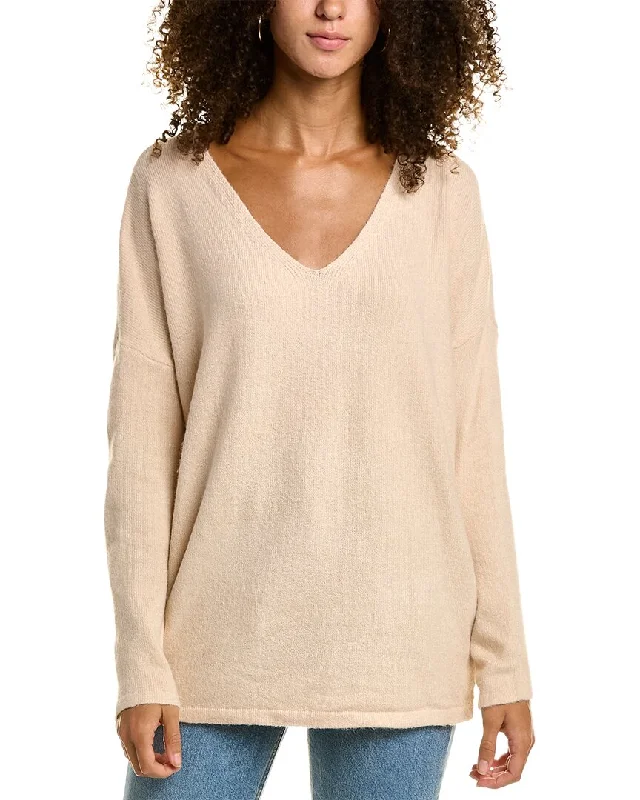 Joan Vass Dropped-Shoulder Sweater Wool sweaters