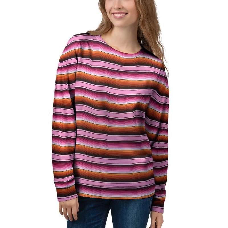 Red And Pink Mexican Baja Women's Sweatshirt Discounted sweaters