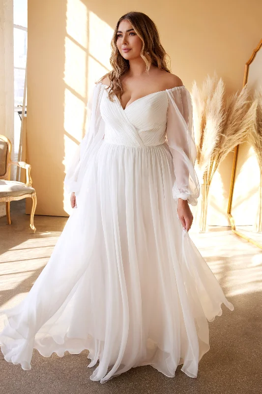 Cinderella Divine: Plus Size Wedding Gown for Curves, Elegance, and Allure (CD243WC) Soft Wedding Gown