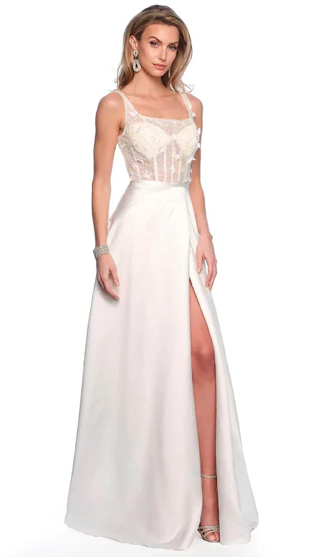 Dave & Johnny Bridal 11739 - Square Neck Bridal Gown Boho Wedding Gown