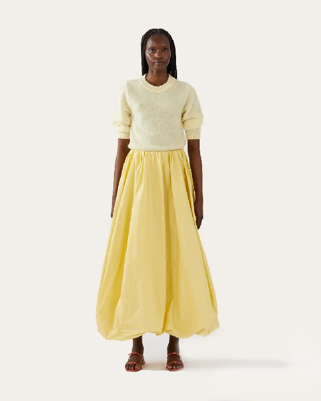 Flora Skirt Taffeta Yellow Pastel unclassified skirts