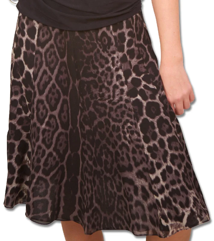 Yves Saint Laurent Leopard Print Skirt Unique unclassified skirts