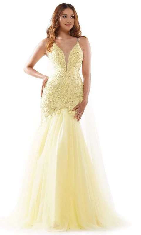 Colors Dress - G962 Shoulder Cape Mermaid Gown Men's party outfits