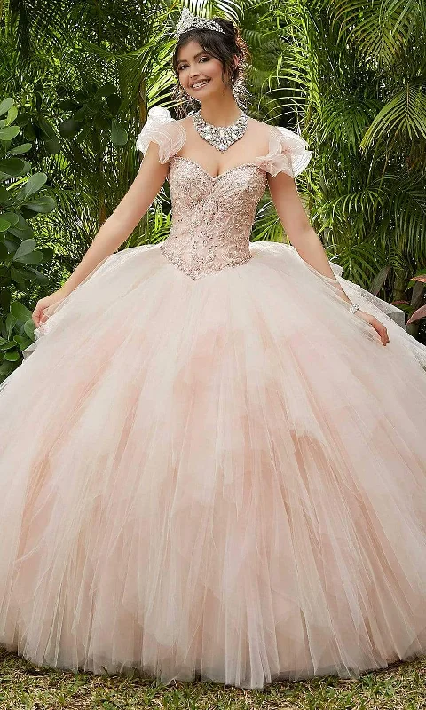 Vizcaya by Mori Lee - 89283 Embroidered Sweetheart Sparkle Tulle Ballgown Designer party dresses