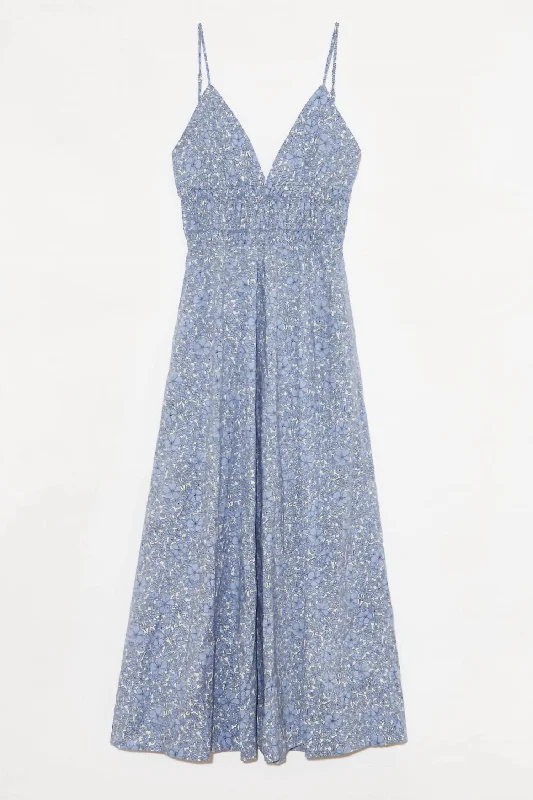 Belize Maxi Dress in French Blue Soft Maxi Dress