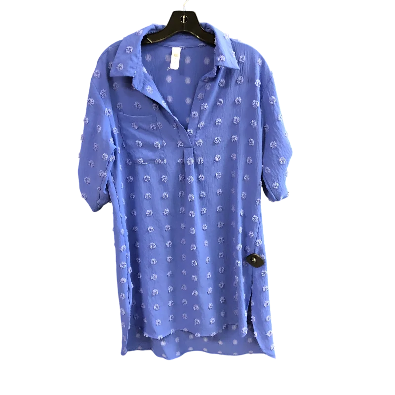 Dress Casual Short By b In Blue, Size: M Polka Dot Skirt