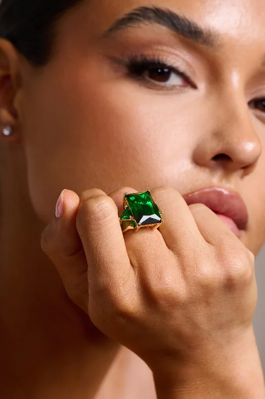 Adella | Emerald Green Statement Ring Petite unclassified dresses