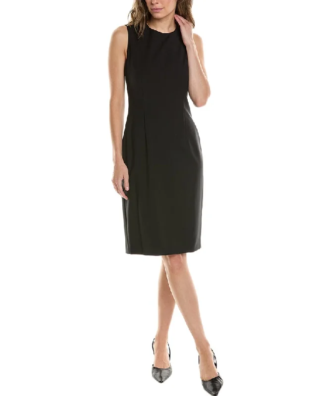 BOSS Hugo Boss Wool Sheath Dress Luxury unclassified dresses