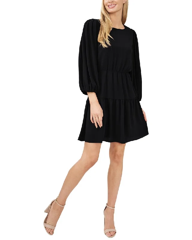 Cece Ruffled Puff Sleeve Dress Date night unclassified dresses