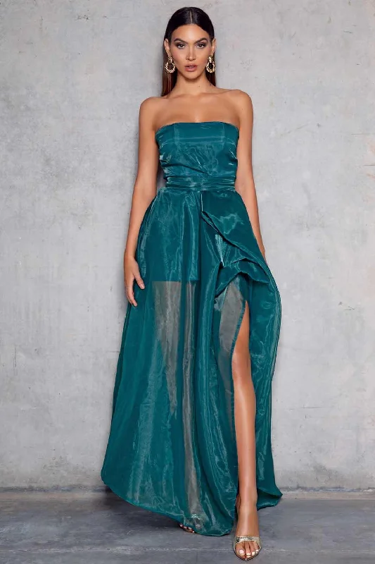 Hazel Gown - Emerald Green Soft fabric unclassified dresses