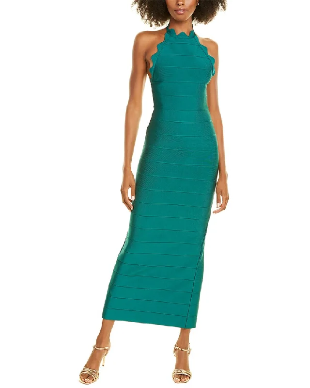 Herve Leger Halter Neck Sheath Gown Popular unclassified dresses