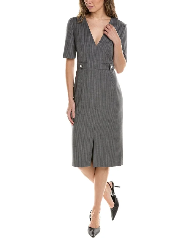 Hugo Boss Danorla Wool Dress Wrap unclassified dresses