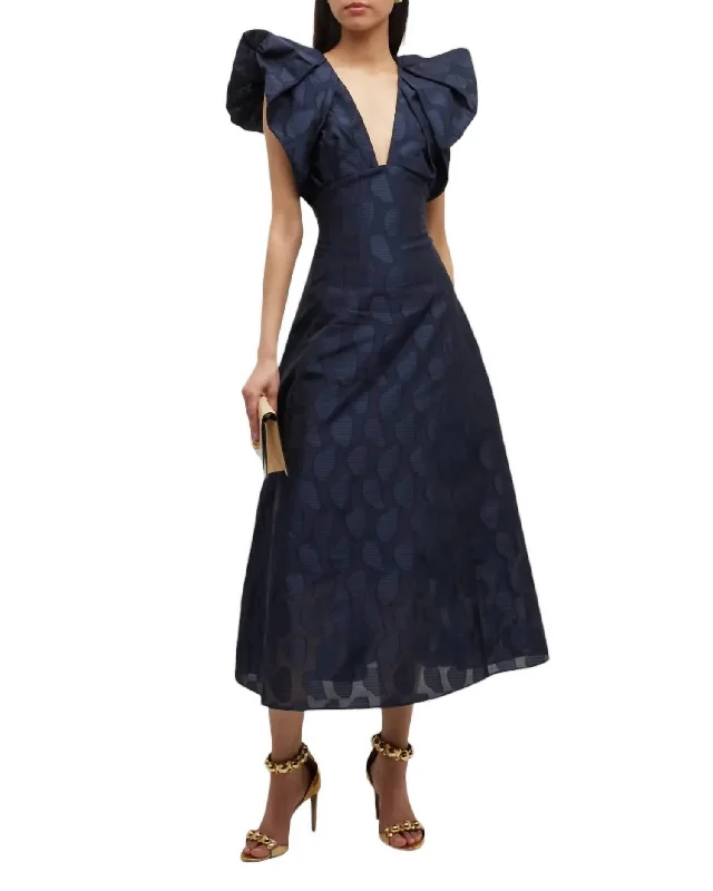 Morin Dress In Navy Y2K unclassified dresses