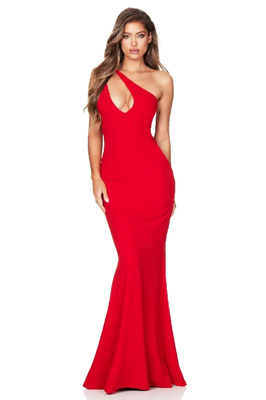 Nookie Lexi One Shoulder Gown - Fire One-shoulder unclassified dresses