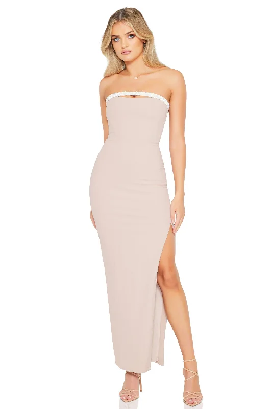 Nookie Nouveau Gown - Nude Wrap unclassified dresses