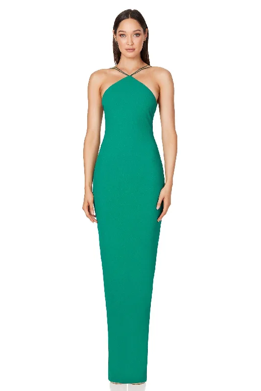 Nookie Trinity Gown - Emerald Short unclassified dresses