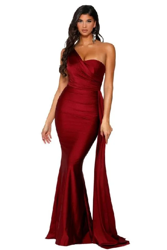 Portia & Scarlett PS6321 Gown - Deep Red Elegant unclassified dresses