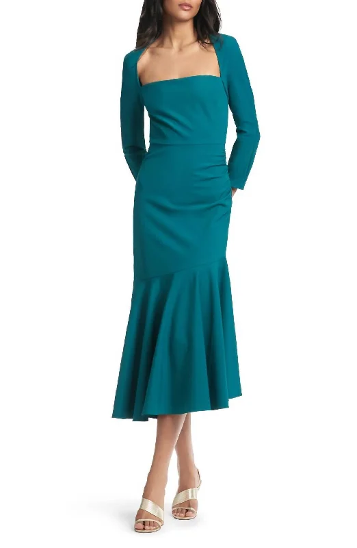 Sharlize Dress In Storm Green Breathable unclassified dresses