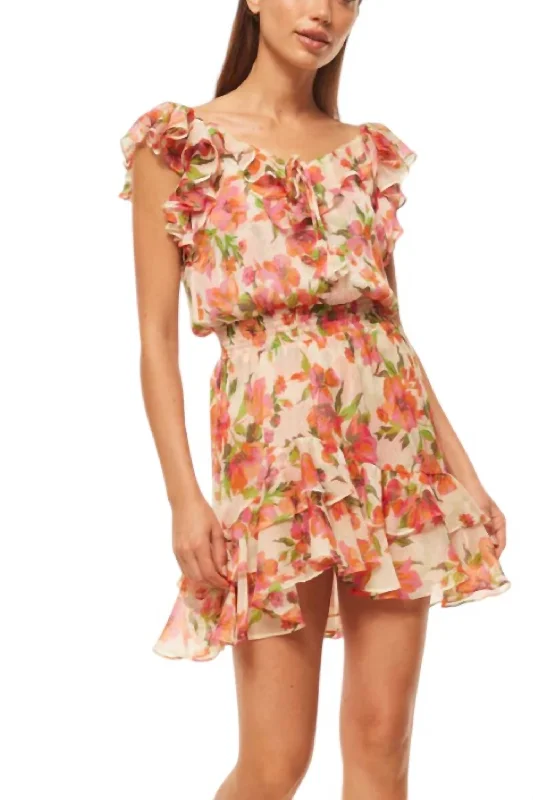 Solmaz Dress In Palmarei Blooms Casual chic unclassified dresses