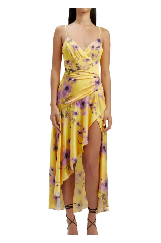 Sorella Dress In Yellow Multi Fall unclassified dresses