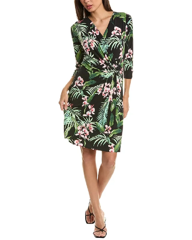 Tommy Bahama Clara Atlantic Orchid Wrap Dress A-line unclassified dresses