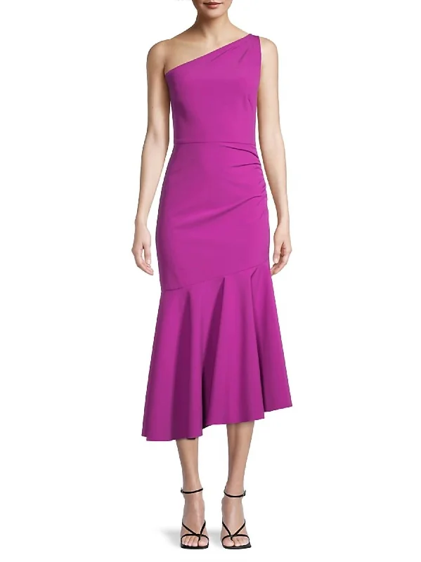 Tori Dress In Magenta Earthy tone unclassified dresses