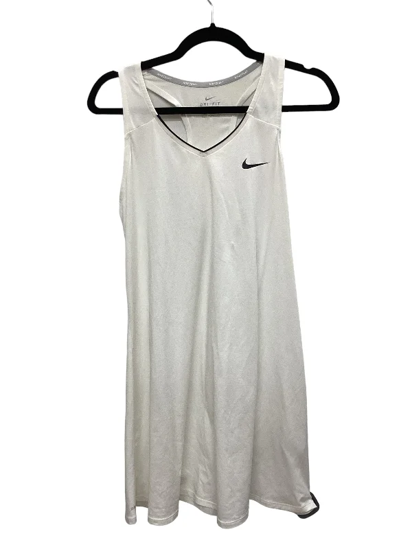 White Athletic Dress Nike Apparel, Size L Corset unclassified dresses